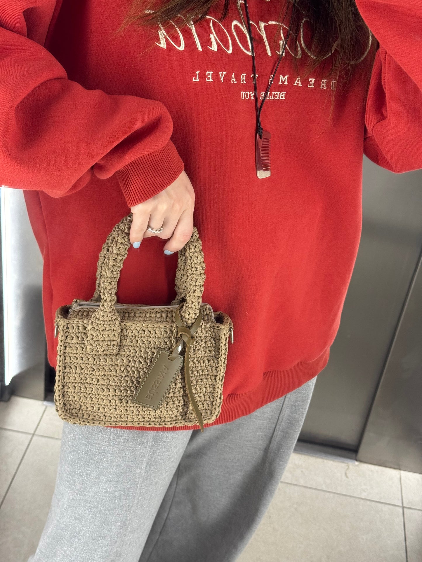 Mala raffia bag